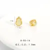 Accesorios DIY Dorados Arena Antigua Duraderos Esmerilados Anillo Corredizo de Cuentas Cuadradas Zakiram Pulsera de Bola Calabaza para Mujeres