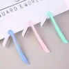 Suministrado Directamente por el Fabricante, Cuchilla Segura para Recortar Cejas con Mango de ABS, Cuchillo para Depilar Cejas Fácil de Usar para Principiantes, Herramienta de Belleza para Rasurar Cejas