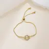 Pulsera de Lujo Ligero Diseño Nicho Ins Pulsera Celebridad de Internet para Mujer Estilo Coreano Combinable Simple Moda Pulsera Personalizada