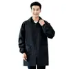 Impermeable de manga larga y delantal a prueba de aceite para adultos y mujeres, cocina del hogar, moda, abrigo de hombre, ropa protectora, overol, bata