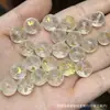 Coleção de Cristal Branco Natural, Contas de Abóbora, Contas de Flor de Maracujá, Acessórios Artesanais, Pulseiras DIY Feitas à Mão, Joias da Moda