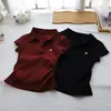 [Bizheng] Nova Camiseta Casual Versátil de Manga Curta Estilo Coreano Elegante com Cintura Franzida Emagrecedora para Mulheres 5769 Primavera/Verão 2026