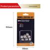 4pc placa móveis posicionamento marcenaria madeira redonda Tenon superior pino de madeira central punção redonda pino de madeira DIY localizador