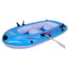 Barco de Pesca Inflável Personalizado com Almofadas de Assento Duplo, Barco de Pesca de Luxo para Duas Pessoas, PVC Espessado, Resistente ao Desgaste e Antienvelhecimento