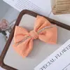 Lindo y Dulce Moño Tela Brillante Semi-Terminado Hecho a Mano DIY Accesorios para Ropa Estilo Coreano Accesorios para el Cabello para Niños