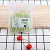 Conjunto de Garfos para Frutas Palitos de Frutas Plástico Descartável Dois Dentes Doméstico Frutas Bolo Sobremesa Garfo Lanche Garfinho