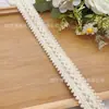 Ribete de Encaje de Algodón Blanco, Pantuflas Bohemias, Materiales y Accesorios para Zapatos en Stock para Envío Directo, Materiales para Zapatos y Accesorios de Ropa