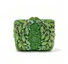 Bolso de noche de moda europeo y americano transfronterizo, clutch de noche con adornos de diamantes para mujer