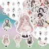140 Lindas Pegatinas de Chicas Anime Estilo Ins, Pegatinas Decorativas Impermeables de Alta Calidad para Niñas Pequeñas