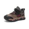 Zapatos de algodón para exteriores para niños, de invierno, engrosados y cálidos, zapatillas deportivas para niños con forro de felpa, antideslizantes, para niños mayores, botas de nieve, estilo transfronterizo