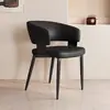 Silla de Comedor con Respaldo de Lujo Ligero Italiano Silla Hogar Restaurante Nórdico Moderno Minimalista Silla con Respaldo Taburete de Negociación de Hotel