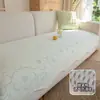Cojín de Sofá con Forma Especial 2025 Nuevo Verano Alfombrilla Fresca Tela de Cubierta de Sofá de Seda de Hielo Cojín Antideslizante de una Sola Pieza Dropshipping