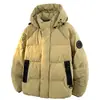 Chaqueta de plumón de pato blanco 90% plumón, Nuevo Estándar Nacional, para Hombres y Mujeres, Parka Holgada de Invierno, Abrigo Grueso con Capucha para Hombres