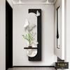 Vaso Decorativo Pintado Entrada Borboleta Planta Verde Sala de Estar Corredor Corredor Mural Estilo Antigo Pintura Suspensa Hidropônica