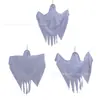 Decorações de fantasma para pendurar no Halloween, casa mal-assombrada de tecido personalizada e decoração para sala de escape, conjunto de caveiras, pingentes de micro-terror