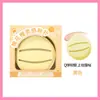 Esponja de Maquillaje para Glúteos de Durazno Súper Gruesa Doble Uso para Seco y Húmedo No Absorbe Polvo No Forma Grumos Algodón de Azúcar Corrector Esponja de Maquillaje Fijación