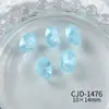K9 Ovo de Pombo Cristal Explosão Flor de Gelo Diamante Decorações para Unhas Azul Claro Verde Fruta Roxo Fundo Pontiagudo Diamante Decorações para Unhas