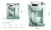 Brinquedos de Casinha de Cozinha, Máquina de Lavar Elétrica Grande, Cozedor de Ovos, Dispensador de Água, Forno, Variedade Educacional com Efeitos de Luz e Som