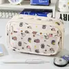 Estojo de Lápis Fofo de Queijo, Caixa de Papelaria de Nicho de Alto Padrão com Grande Capacidade, Bolsa de Papelaria Multicamadas Estilo Ins para Alunos do Ensino Fundamental e Médio