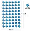 Set de Pegatinas de Estrella Holográfica, 6 Colores, Pegatinas Adhesivas de Estrella de Cinco Puntas Láser, Pegatinas de Perlas, Láser de Código de Color