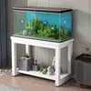 Estante para Acuario Mesa para Acuario Gabinete Inferior Base Pequeña de Hierro Caja de Racimo de Agua Soporte de Estante Inferior Estante de Almacenamiento para Acuario