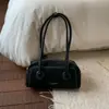 Bolsa de Ombro Transversal Estilo Coreano Retro Camurça para Pão para Mulheres 2025 Inverno Nova Bolsa de Braço Fosca Bolsa de Mão Fashion