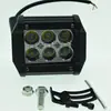 Producción de nueva luz de trabajo LED para coche, tres mallas, doble fila, 4 pulgadas, 18W, 6smd, tira, luz de inspección para vehículos todoterreno
