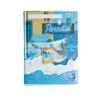 Cuaderno de superficie de piel sintética de pavo real, borla exquisita, artístico, complejo, clásico, hebilla, bloc de notas, ilustración de página a color, libro de mano