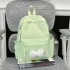 Nueva Mochila Escolar Estilo Japonés para Mujer, Simple y Fresca, Versátil para Estudiantes de Secundaria y Preparatoria, Mochila con Lazo Estilo Ins, Mochila Casual