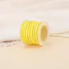 Cordón de Cuero Gamuzado Doble Cara, Cordón Hecho a Mano de Piel de Vaca, Accesorios para Joyería DIY, Cordón de Piel de Ciervo, Etiqueta de Cuero Gamuzado, Cordón Trenzado, Materiales Decorativos