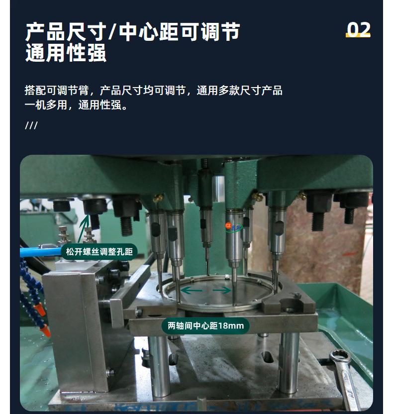 齿轮式自动攻牙机配U300九轴多轴器伺服多头功丝机