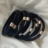 Elástico de Cabelo de Tricô de Alta Elasticidade, Corda de Cabelo de Estilo Simples para Prender o Cabelo, Elástico para Rabo de Cavalo Alto, Acessório de Cabelo Feminino