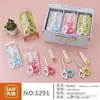 Tijeras de oficina al por mayor en stock, tijeras para cortar papel DIY para estudiantes, tijeras de acero inoxidable para cocina doméstica, tijeras para manualidades infantiles