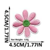 Las Pegatinas de Tela de Flores Más Vendidas de Amazon Adhesivo Termofusible Calcomanías para Ropa Pegatinas de Parche Multicolor Pegatinas Decorativas para Caja de Parches