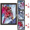League of Legends Animación 3D Póster Estéreo Pintura con Gradiente de Rejilla Spider-man Iron Man Póster de Animación Rejilla de Ojo Desnudo