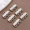 Acero Inoxidable Transfronterizo Forma de Uno Borla Porosa Colgante Pequeño Conector DIY Aretes Collar Accesorios para Joyería Material