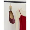 2026 Versión Coreana Primavera Nueva Moda Zapatos Planos para Mujer Boca Baja Mocasines de Nicho