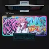 Fábrica Fonte Colorido RGB Graffiti Parede Fundo Menina-Temático Luminoso Mouse Pad Grande Teclado Pad Antiderrapante Mesa Mat