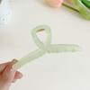 Pinza Acrílica Verde de Tiburón Pinza de Agarre para la Parte Posterior de la Cabeza Placa para el Cabello Clip para el Cabello Grande Clip para el Cabello Pequeño Fresco Adorno para el Cabello