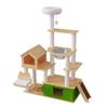 Rascador para gatos directo de fábrica, nido para gatos sin pintura, árbol para gatos integrado, tabla rascadora para gatos de nueva generación, mesa para saltar gatos, columna grande, villa para gatos
