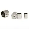Cubo para Colgar con Agujero Pasante de Acero Inoxidable Cubo con Agujero Pequeño Hebilla de Cuerda Hebilla Accesorios para Joyería DIY