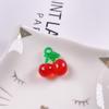 Corea del Sur Acrílico Fruta Cereza Manzana Melocotón Fresa Colgante Pequeño DIY Aretes Pulsera Collar Material Accesorios