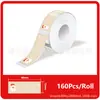 Pegatinas térmicas mini de vacaciones, aptas para impresoras D30/D35/P15, son autoadhesivas, papel térmico de etiquetas de colores para Navidad