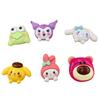 Pegatinas 3D mixtas de Sanrio para refrigerador, accesorios de resina hechos a mano, bolsas pequeñas, accesorios de bricolaje, venta al por mayor