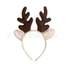 Tiara Decorativa de Galhos de Veado Venda Quente Transfronteiriça Orelhas de Alce de Natal Faixa de Cabeça com Galhos Adereços para Festa de Feriado Infantil