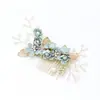 Coreano Noiva Casamento Headwear Azul Roxo Rosa Branco Pente de Cabelo Fresco Acessórios de Cabelo da Dama de Honra das Meninas Explosão Transfronteiriça