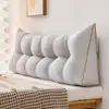 2026 Modelo Nuevo Respaldo de Cama Triangular Almohada de Cama Doble Grande Respaldo Alto Dormitorio de Gama Alta Tatami Cojín Suave
