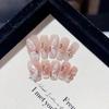 Uñas postizas de fototerapia puras hechas a mano, mariposa, amor, luz de luna, soda, venta al por mayor de productos terminados, calcomanías de uñas reutilizables