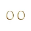 Pendientes de Aro Metálico Vintage Estilo Francés para Mujer, Aros Minimalistas para Oreja, Nuevos Pendientes Versátiles de Alta Gama de Moda