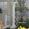 Ornamentos de Coluna Romana Estilo Europeu para Exterior, Vasos de Flores Romanos Altos de Chão, Decorações de Jardim, Arranjos de Pátio, Vitrines, Decorações de Corredor de Casamento